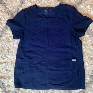 FIGS navy scrub top size large